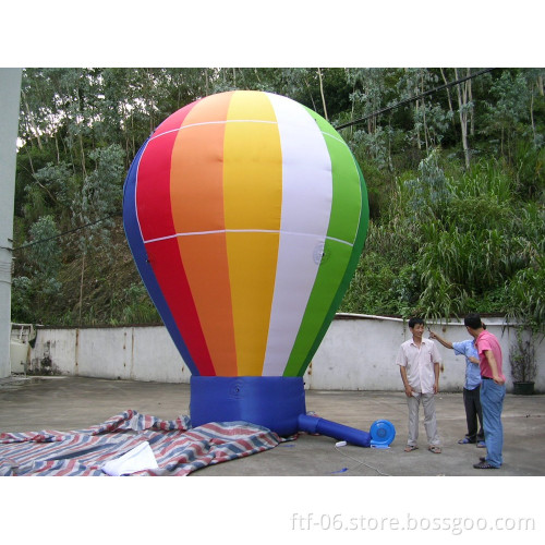 Rainbow color floating balloon